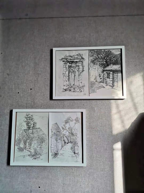 環(huán)藝學(xué)院舉辦峨莊寫生作品展